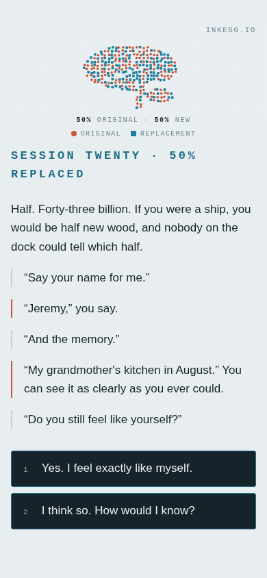 THE SHIP OF THESEUS — view 7