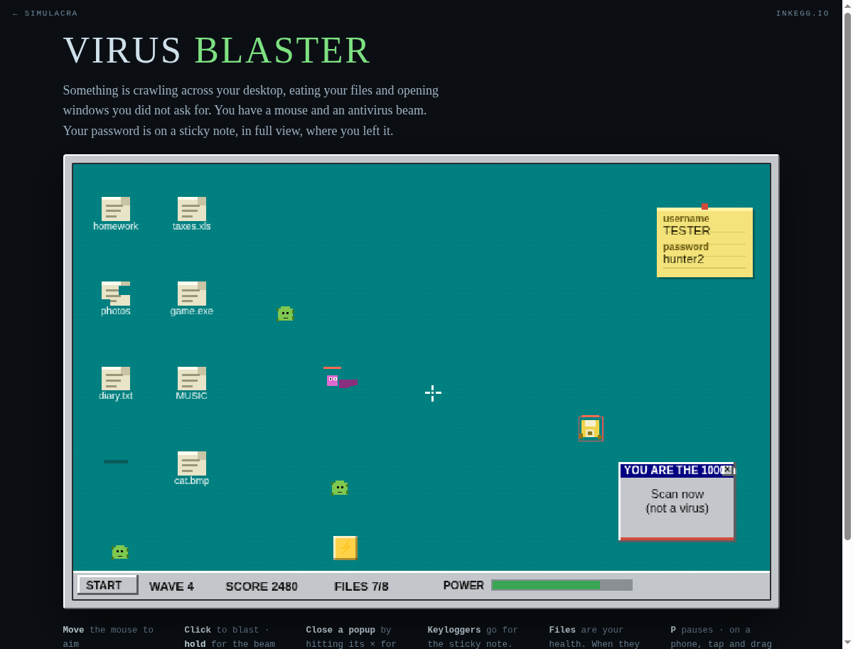 Cover of VIRUS BLASTER
